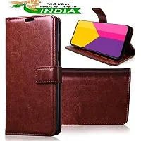 OPPO A12 FLIP COVER BROWN-thumb3