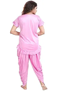 Women dhoti top nightsuit ( Pink)-thumb3