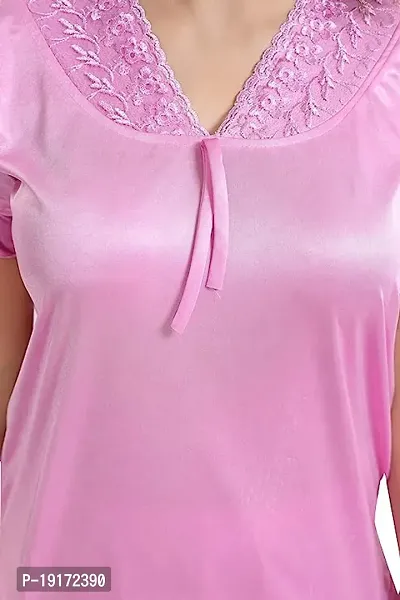 Women dhoti top nightsuit ( Pink)-thumb3