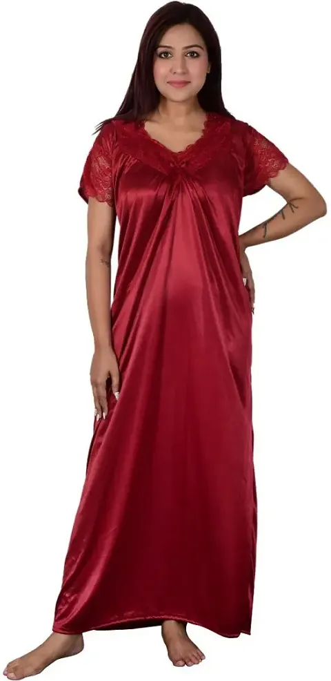 New In Satin Nighty Women's Nightwear 