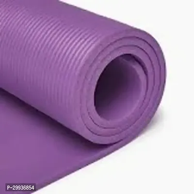 Designer Purple Crepe Solid Yoga Mats-thumb0