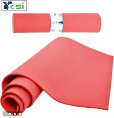 Designer Pink Crepe Solid Yoga Mats