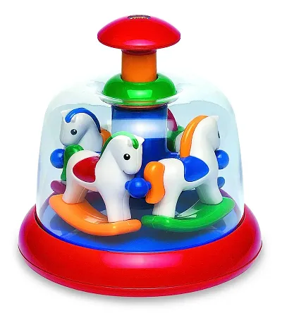 Multicolor Plastic Spin pony Toy