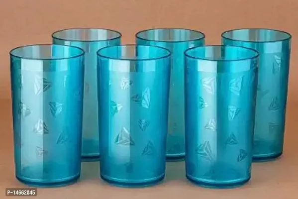 Plastic Water Glass Set For Kitchen Use