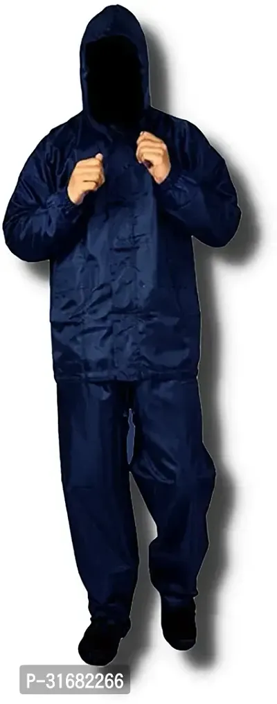 Protective Waterproof Polyester Rain Suit with Carrying Pouch-thumb3