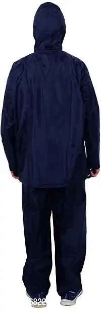 Protective Waterproof Polyester Rain Suit with Carrying Pouch-thumb2