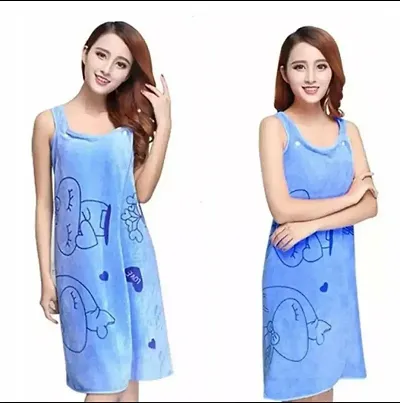 HSR Collection Microfibre Soft Cotton Bathrobe for Girls & Women || Bath Robe Towel for Women ||Quick Dry Dress Towel for Ladies