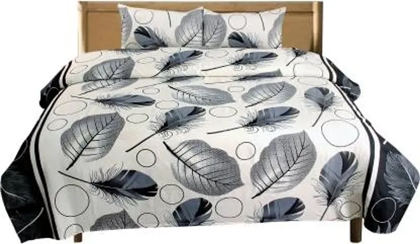 Printed Polycotton Double Bedsheet