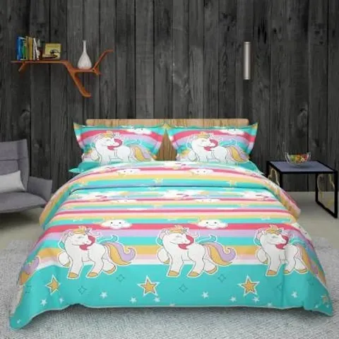 Glace Cotton Double Bedsheets