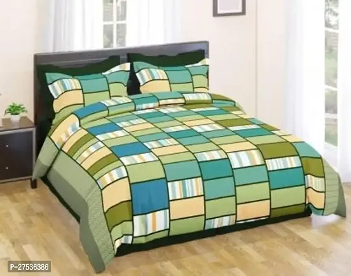 Stylish Double Bedsheet with Two Pillow Covers