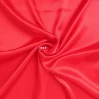 DZY Satin Silk Pillow Protector Pillow covers for Hair and Skin set of 2 pcs for Women, Regular Size -18.9 x 29 INCH, Envelope Closure   (Red)-thumb3