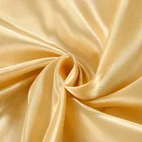 DZY 300 TC Satin Silk Pillow Protector Pillow covers for Hair and Skin set of 2 pcs with free 3 pcs Scrunchiesfor Women, Regular Size -18.9 x 29 INCH, Envelope Closure   (Cream)-thumb3