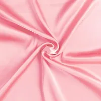 DZY 300 TC Satin Silk Pillow covers for Hair and Skin set of 2 pcs with free 3 pcs Scrunchiesfor Women, Regular Size -18.9 x 29Inches, Envelope Closure Color   Baby Pink-thumb3