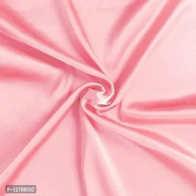 DZY 600 TC Satin Silk Pillow covers for Hair and Skin set of 2 pcs for Women, Regular Size -18.9 x 29Inches, Envelope Closure Color   Baby Pink-thumb4