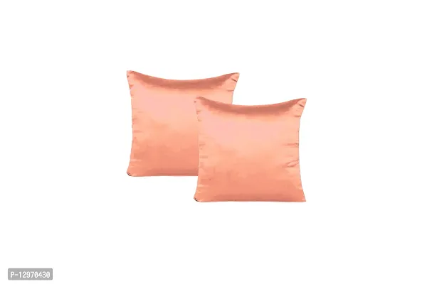 Stylish Fancy Satin Solid Cushion Covers Set Of 5-thumb3