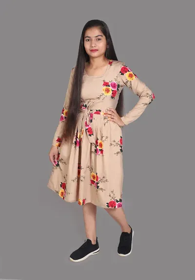 Classic Crepe Dress for Women