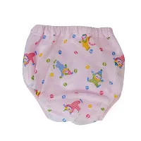 Da Anushi Reusable & Waterproof PVC Plastic Diaper Joker Panties/Diaper Padded Baby Nappy Panties/Training Pants with Inner & Outer Soft Plastic- Pack of 6 (Small) (Multicolor), 0 Months-3 Months-thumb3