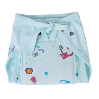 Da Anushi Cotton Hosiery Washable & Reusable Adjustable Cloth Diaper With Insert Cushioned Padded Nappy Tying Langot For Babies- Pack of 5 Small (Multicolor)-thumb2