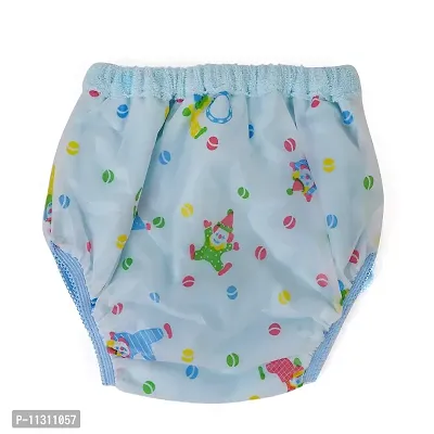 Da Anushi Reusable  Waterproof PVC Plastic Diaper Joker Panties/Diaper Padded Baby Nappy Panties/Training Pants with Inner  Outer Soft Plastic- Pack of 6 (Medium) (Multicolor)-thumb3