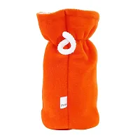 DA Anushi Soft Plush Stretchable Baby Feeding Bottle Cover Easy to Hold Strap with Cute Animated Cartoon| Suitable for 60-125 Ml Feeding Bottle(Orange-Yellow)-thumb2