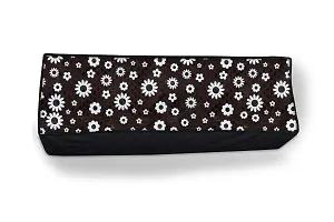 Da Anushi Split AC Cover Indoor Unit for 2 Ton Capacity AC, All Weather Cover/Attractive Digital Prints/Dustproof/Water Resistant AC Cover (Black White Flower)-thumb4