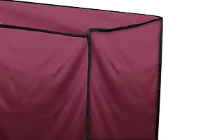 Da Anushi Split AC Cover Outdoor Unit for 1.5 Ton Capacity AC, All Weather Cover/Dustproof/Water Resistant (Maroon)-thumb3