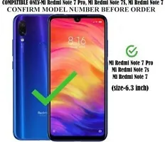 Flip Cover for Xiaomi Redmi Note 7 Blue Dual Protection-thumb1