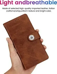 A Flip Cover for Vivo Y78 Brown-thumb3