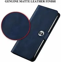 Flip Cover for Mi Redmi Note 9 Pro Max Blue Dual Protection-thumb2