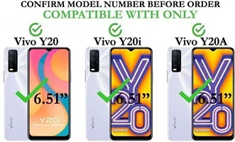 A Flip Cover for Vivo Y20 Blue Dual Protection-thumb1