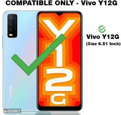 A Flip Cover for Vivo Y12G Blue Dual Protection-thumb2