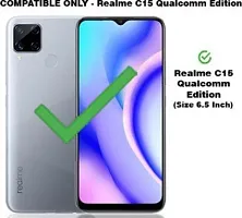 A Flip Cover for Realme C15 Qualcomm Edition Brown Dual Protection Pack of 1-thumb1