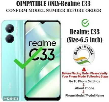 A Flip Cover for realme C33 Blue-thumb4