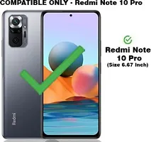 Flip Cover for Mi Redmi Note 10 Pro Blue Dual Protection-thumb1