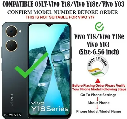 Flip Cover for vivo Y18 vivo Y18e Y03 Brown-thumb2