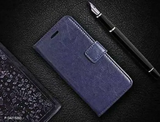 Stylish Artificial Leather Flip Cover for Vivo Y35, V2205,y35, Vivo Y35-thumb5