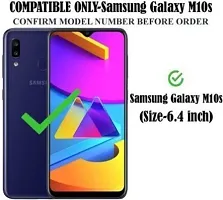 A Flip Cover for Samsung Galaxy M10s Brown Dual Protection-thumb1