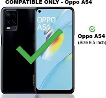 A Flip Cover for Oppo A54 Brown Dual Protection-thumb1