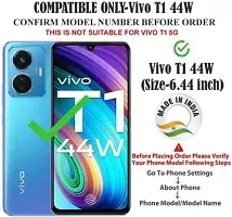 A Flip Cover for Vivo T1 44W Brown Dual Protection-thumb1