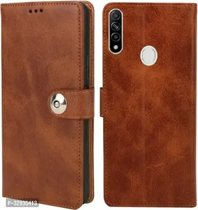 A Flip Cover for Oppo A31 Brown Dual Protection