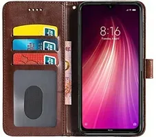 Stylish Artificial Leather Flip Cover for Vivo Y35, V2205,y35, Vivo Y35-thumb1