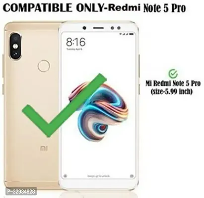 Flip Cover for Mi Redmi Note 5 Pro Blue Dual Protection-thumb2