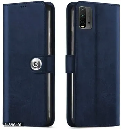 Flip Cover for Mi Redmi 9 Power Blue Dual Protection