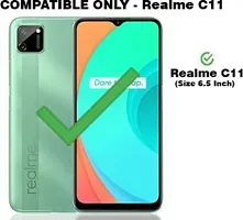 A Flip Cover for Realme C11 Brown Dual Protection-thumb1