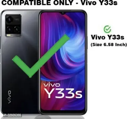 A Flip Cover for Vivo Y33s 5G Brown Dual Protection-thumb2