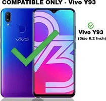 A Flip Cover for Vivo Y93 Brown Dual Protection-thumb1