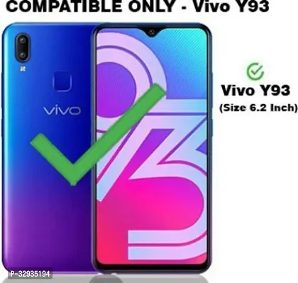 A Flip Cover for Vivo Y93 Brown Dual Protection-thumb2