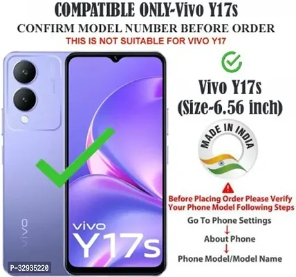 Flip Cover for vivo Y17s Brown-thumb2