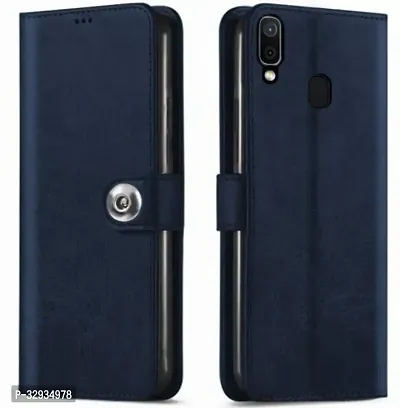 A Flip Cover for Samsung Galaxy M10s Blue Dual Protection-thumb0