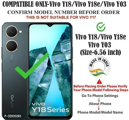 A Flip Cover for vivo Y18e vivo Y18 Y03 Brown-thumb2